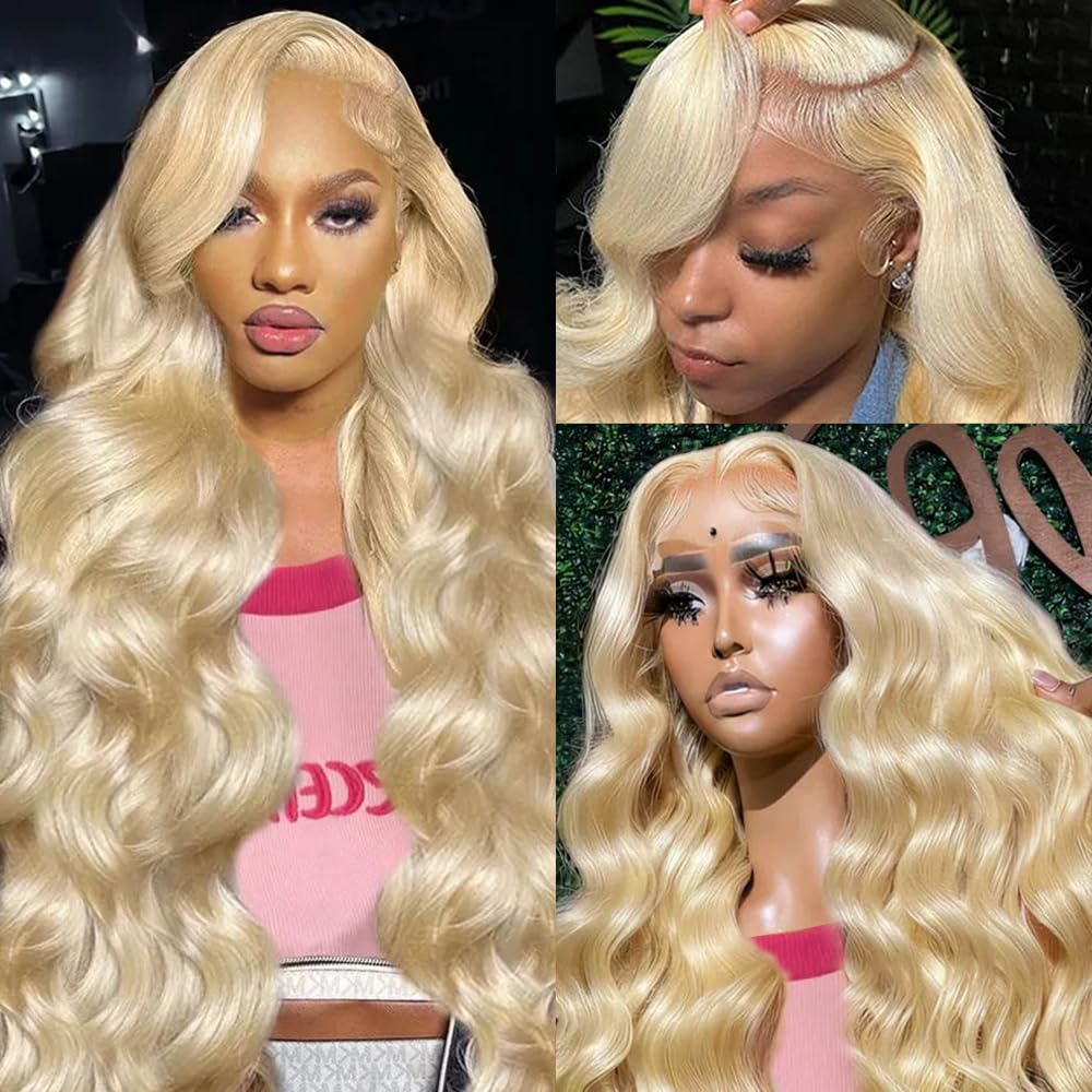 613 Blonde Body Wave Lace Front Wig - Parrucca Frontale in Pizzo HD 13x4,