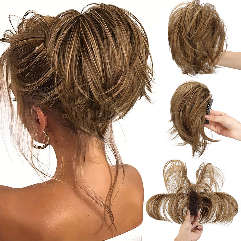 Extension per coda di cavallo  - Claw Clip Messy Bun Hair Piece recensione e prezzo
