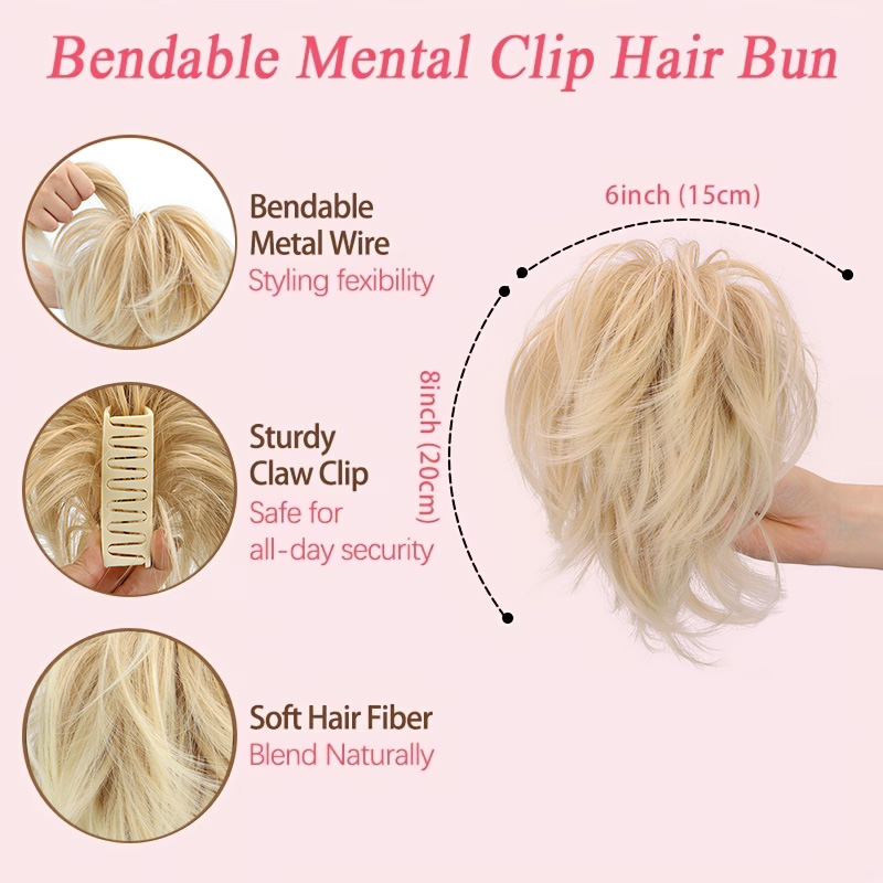 Extension per coda di cavallo  - Claw Clip Messy Bun Hair Piece recensione e prezzo