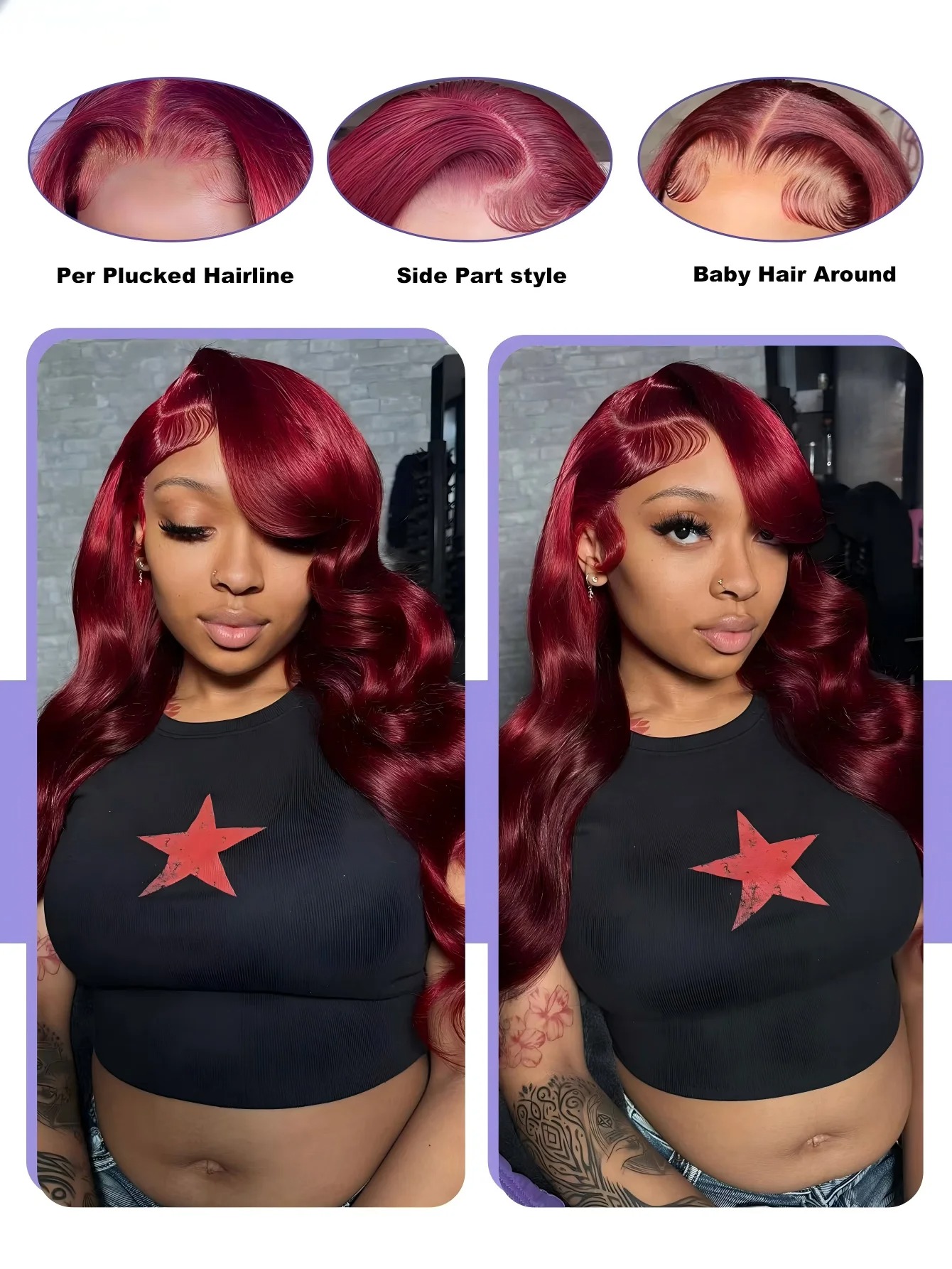 Parrucca con frontale in pizzo - Hd Lace Frontal Wig Human Hair Pre Plucked recensione e prezzo