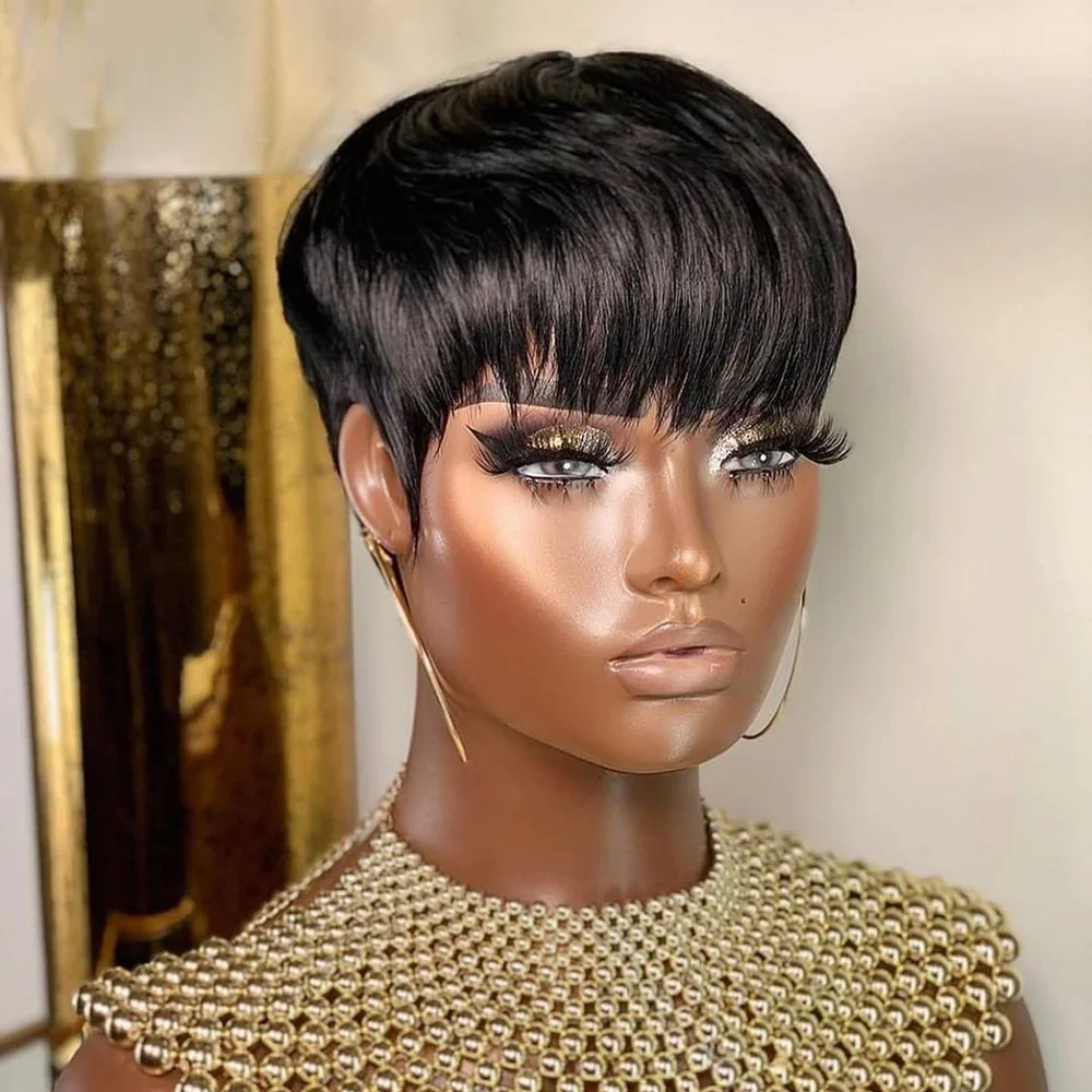 Parrucche corte in capelli uma - Short Pixie Cut Wig Human Hair Cheap recensione e prezzo