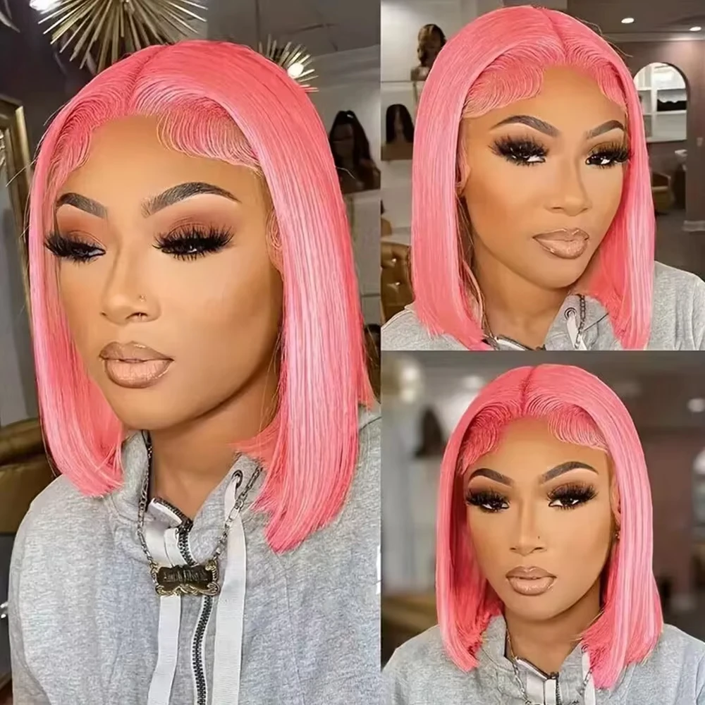 Parrucca corta rosa da 10 poll - Glueless Wear And Go Human Hair Wig recensione e prezzo