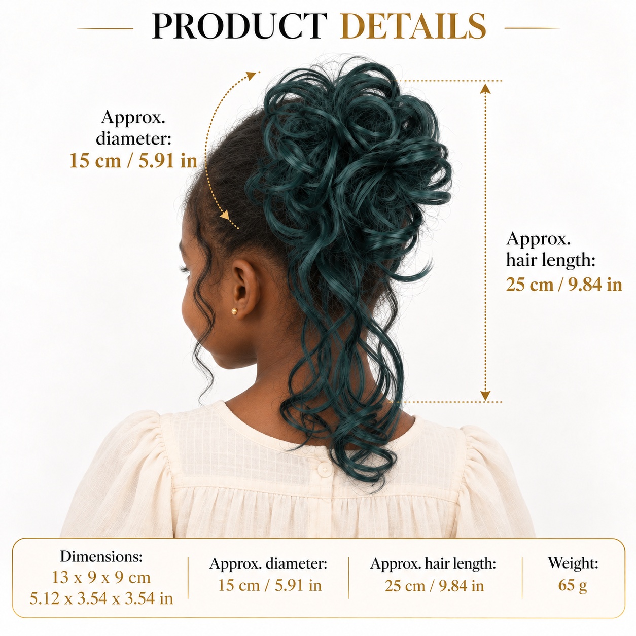 Parrucca per chignon riccio co - Claw Clip Messy Bun Hair Piece recensione e prezzo